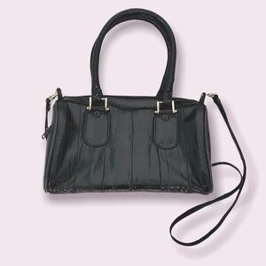 Vintage Eel Skin Mini Crossbody Bag